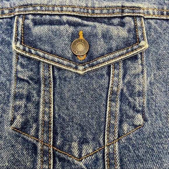 Vintage GAP USA American Flag Star Denim Jacket - Picture 6 of 13